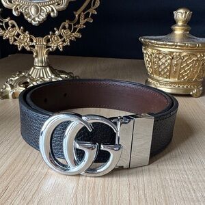 Reversible GG Leather Belt